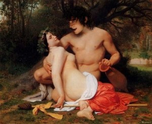 William-Bouguereau-xx-Faun-and-Bacchante-xx-Private-collection